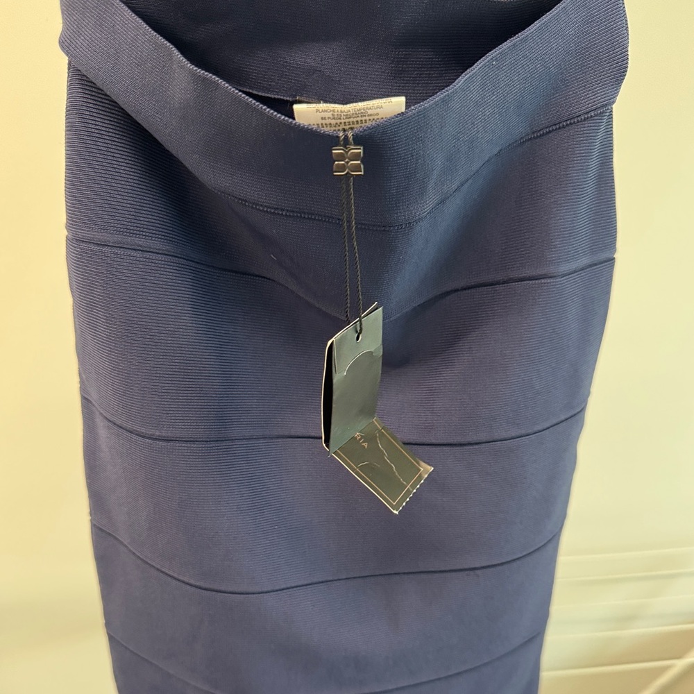 BCBG Bandage Bodycon Navy Blue Women's Skirt